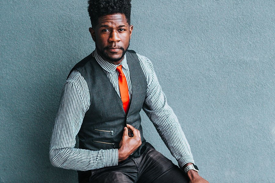 Formal Dressed Man Sitting