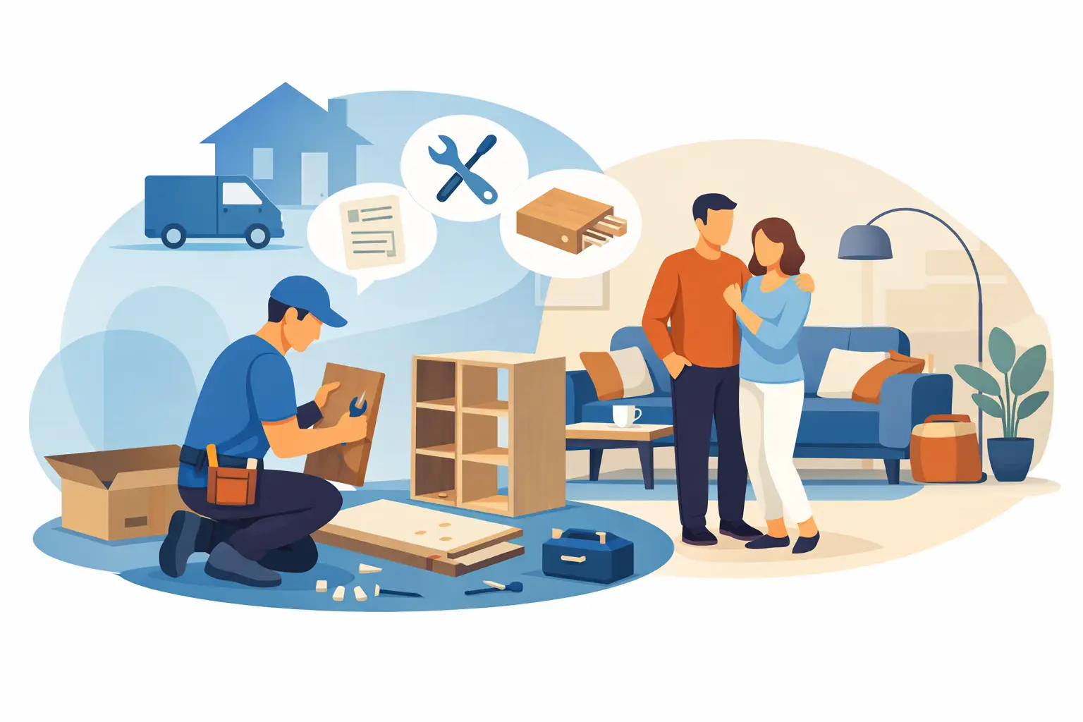 Flat Pack Assembly Service for a Settled Home Flat Pack Assembly Service for a Settled Home